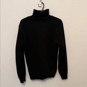 Men's Black Turtleneck Sweater